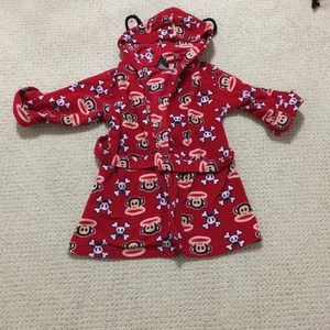 Kids Red Monkey Print Pajamas